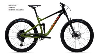 Marin Rift Zone 1 Czarny Zielony Orange 27,5" L 2022