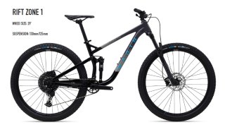 Marin Rift Zone 1 Szary Czarny Niebieski 29" L 2022