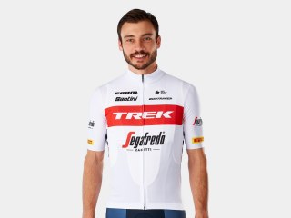 Santini Trek Segafredo Men's Team Replica Race Jersey Apparel XL Biały Czerwony