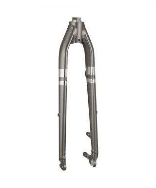 Trek 2021 Verve Aluminum 700c Disc Rigid Forks 189mm, 45mm Metaliczny ciemnoszary Gunmetal