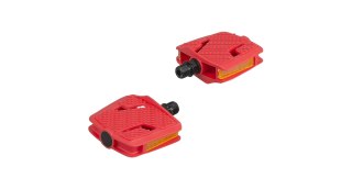 Trek Kids' Platform Small Pedal Set 9/16 cala 15 mm Viper Red