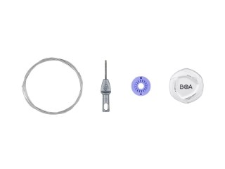 BOA Shoe Replacement IP1 Left Dial Kit BOA IP1 Kit v2 - Left Biały