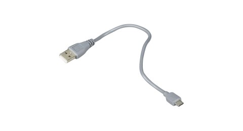 Kabel USB do szybkiego ładowania Bontrager 230 mm Szary