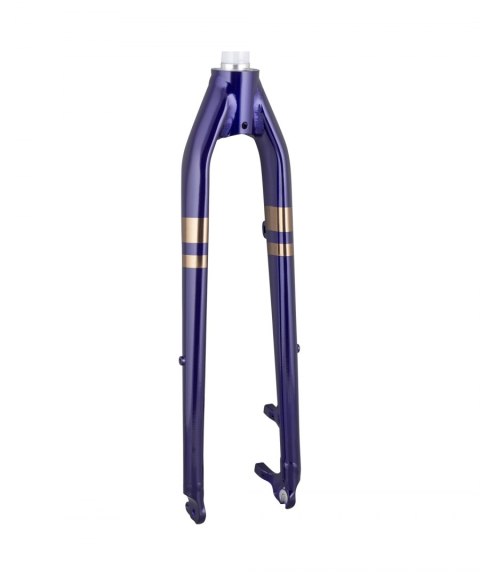 Trek 2021 Verve Aluminum 700c Disc Rigid Forks 219mm, 45mm Purple Abyss