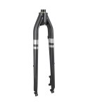 Trek 2021 Verve Steel 700c Disc Rigid Forks 199mm, 45mm Czarny Dnister