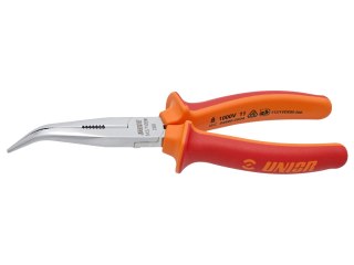 Unior Bent Long Nose Combination Pliers Size 170mm Czerwony