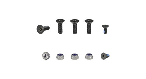 Trek RIB Replacement Downtube Fasteners M4/M5 x 15mm Czarny