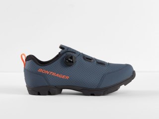 Buty MTB Bontrager Evoke 39 Niebieski Battleship/Pomarańczowy Radioactive 2024