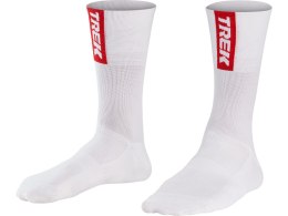 Santini Trek Segafredo Men's Team Cycling Socks XL 2xl Biały Czerwony