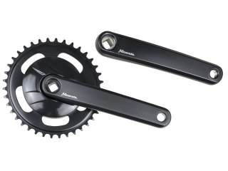 Miranda Pavement Crankset 170mm, 38t Czarny