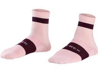 Skarpety rowerowe Trek Race Quarter L Blush