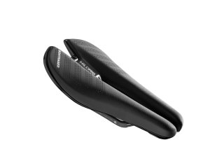 Siodełko rowerowe z włókna węglowego Bontrager Hilo Pro 240mm x 134mm Czarny