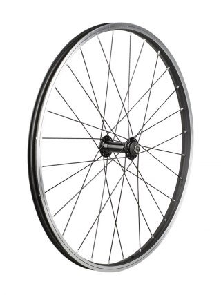 Trek Kids' 28 Hole 24" Wheel Front Czarny/Srebrny