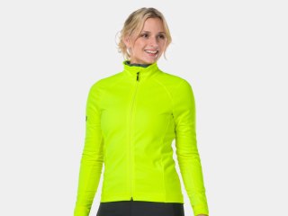 Damska kurtka rowerowa Softshell Bontrager Velocis S Żółty Radioactive