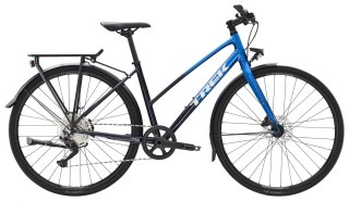 Trek Fx 3 Disc Equipped Stagger L Alpine Blue To Deep Dark Blue Fade 2023