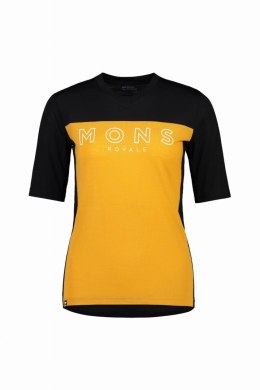 Koszulka Mons Royale OL Black Gold Damska XS