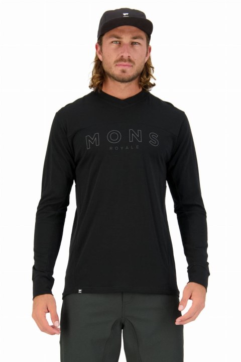 Longsleeve Mons Royale VLS Mons OL Black Męska S