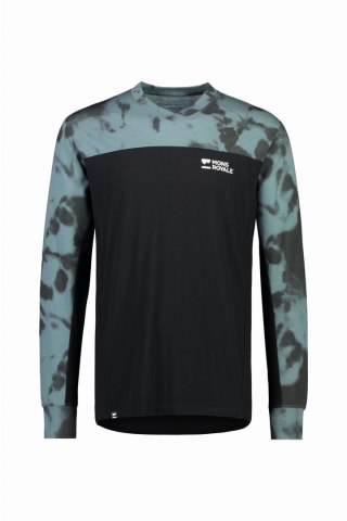 Longsleeve Mons Royale VLS Sage Tie Dye Black Męska S