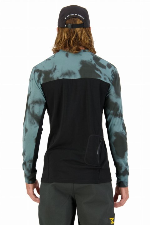 Longsleeve Mons Royale VLS Sage Tie Dye Black Męska S