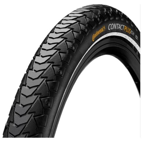 Opona rowerowa Continental Contact Plus 28 x 1,6 Czarna Reflex