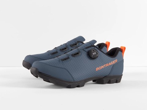 Buty Bontrager Evoke Battleship Blue Radioactive Orange 40