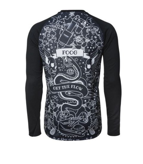 Koszulka Fogg Jersey Tat Bike Black Męska M