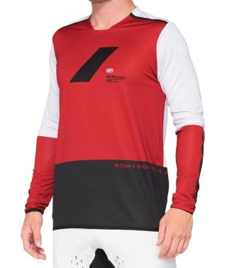 Koszulka 100% R-Core X Longsleeve Cherry Black XL