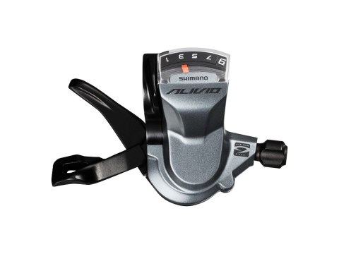 Shimano Alivio M4000 Right 9SP 2050mm Shift Lever with Display Rear 9 Ciemnoszary/Czarny