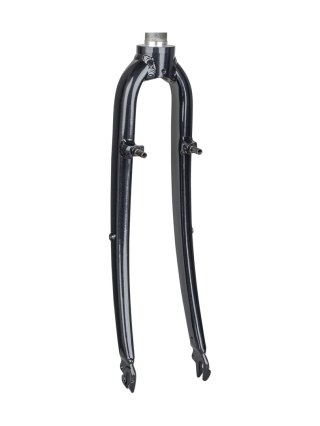 Trek 2017 Verve Rigid 700c Fork 185mm, 55mm Czarny perłowy/Czarny Solid Charcoal