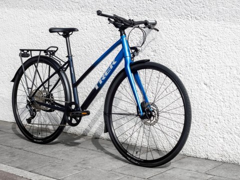 Trek Fx 3 Disc Equipped Stagger S Alpine Blue To Deep Dark Blue Fade 2023