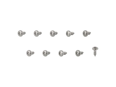 Trek-Diamant Self-Tap Motor Cover Screw Set 2.9mm x 13mm Chrome 2023