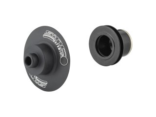 Hubcap Bontrager Aeolus RSL End Cap QR Black Front Pair