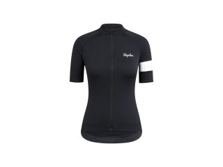 Damska koszulka rowerowa Rapha Core XL Czarny 2024