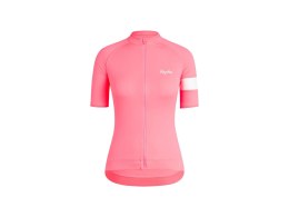 Damska koszulka rowerowa Rapha Core XL Fluorescencyjny różowy 2024