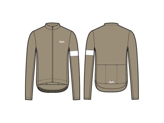 Jersey Rapha 24 Core Thermal Long Sleeve Medium Light Brown