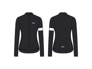 Jersey Rapha 24 Core Thermal Long Sleeve Women Large Black