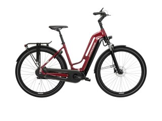 Kross SENTIO HYBRID 6.0 DAMSKI WIŚNIOWY CZARNY POŁYSK 28" M