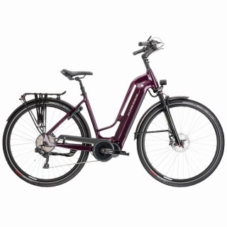 Kross TRANS HYBRID PRESTIGE DAMSKI FIOLETOWY SZARY POŁYSK 28" L