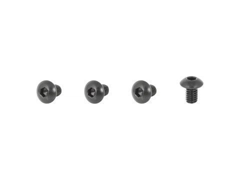 Fastener Trek M4x0.7x6mm Hex Button Head Cap Bolt 4-Pack