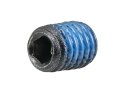 Fastener Trek M6x1.0x8mm Set Screw Blue Nylock Black Oxide