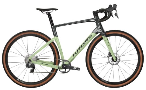 Kross Esker RS 2.0 Szary Zielony Połysk 28" L