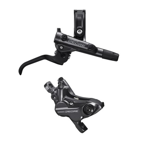 SHIMANO DEORE Hamulec (zestaw) BRM6120KTBLM6100 Prawa strona/tył Metaliczny bez radiatora Bez adaptera 1700 (czarny)