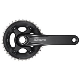 SHIMANO DEORE Mechanizm korbowy FC-M6000-2 10 rzędów 1750 mm 36-26T Czarny