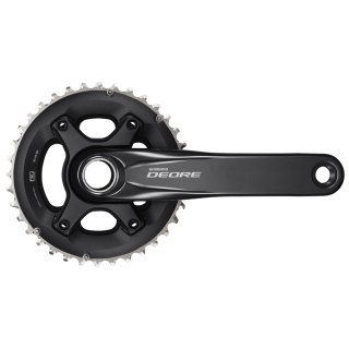 SHIMANO DEORE Mechanizm korbowy FC-M6000-2 10 rzędów 1750 mm 36-26T Czarny