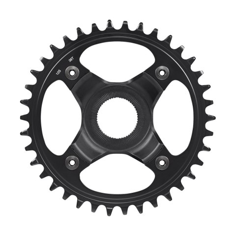 SHIMANO Tarcza mechanizmu korbowego SM-CRE80-12-B 12 rzędów bez osłony 38T lina łańcucha 55 mm Czarny