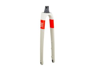 Fork Rigid Trek 2025 Checkmate Era White/Buff Beige