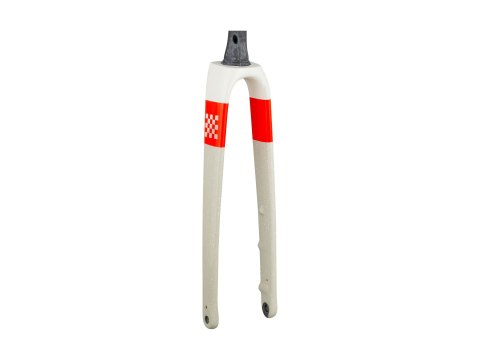 Fork Rigid Trek 2025 Checkmate Era White/Buff Beige