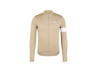 Jersey Rapha 24 Core Thermal Long Sleeve Large Light Brown