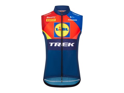 Vest Santini Trek Windshell Medium Blue/Yellow