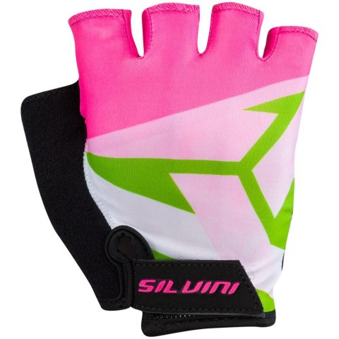 Rekawiczki dzieciece SILVINI junior cycling gloves Ose CA1437 różowe (7-8)